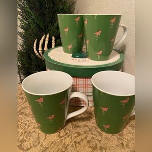 Key West Boston Warehouse Flamingo Holiday Mugs